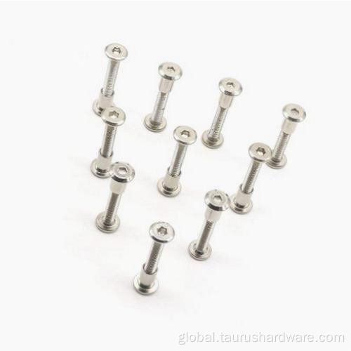 black stainless steel nuts and bolts Rivets Hexagon socket screws Cylindrical nuts Factory